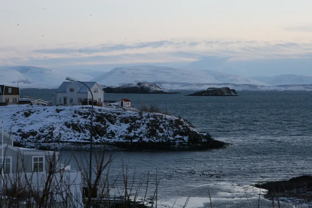 Das Fischerdorf Stýkkishólmur